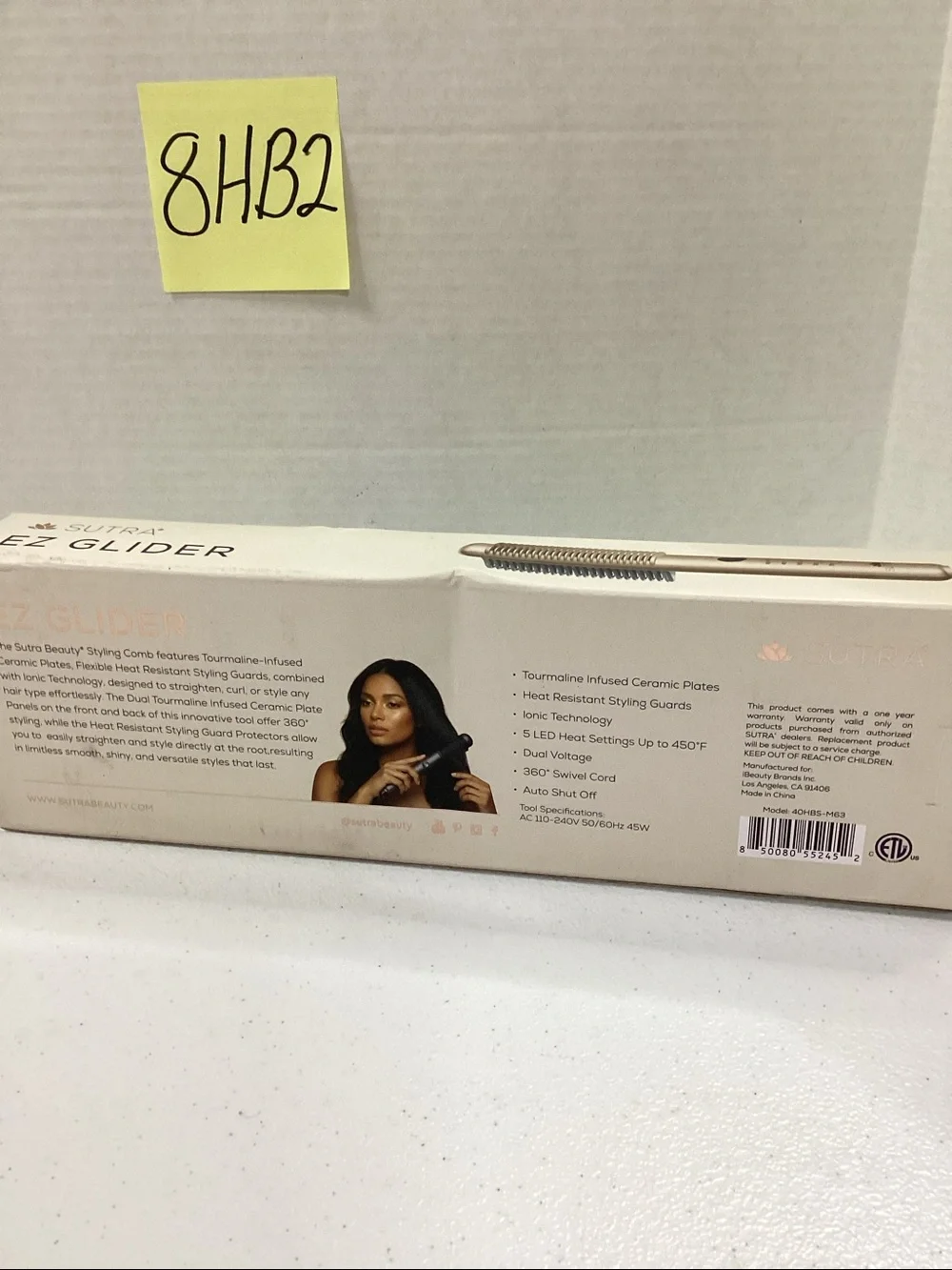 Tourmaline-Infused Hair Straightening Brush